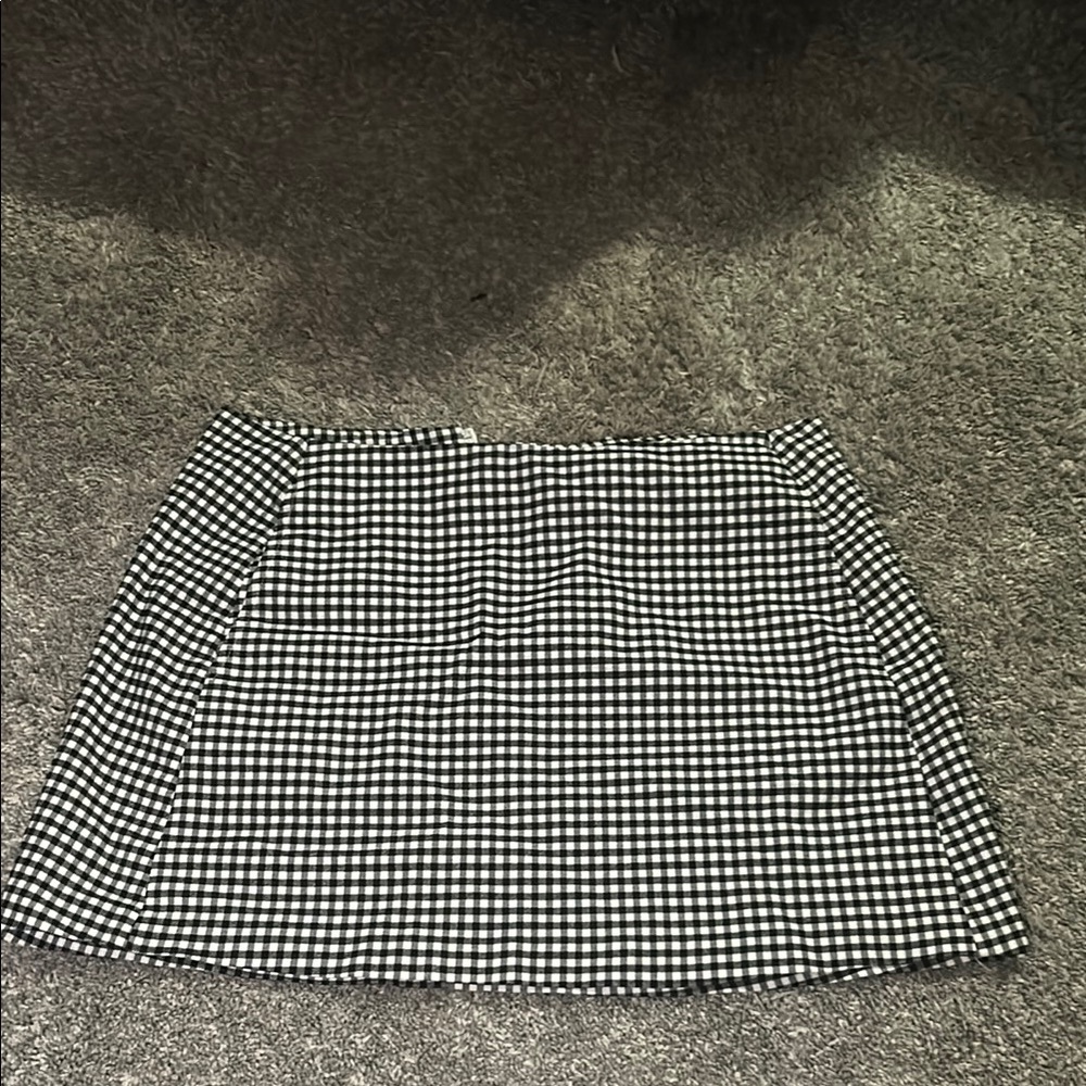 Urban Outfitters Black and White Mini Pencil Skirt